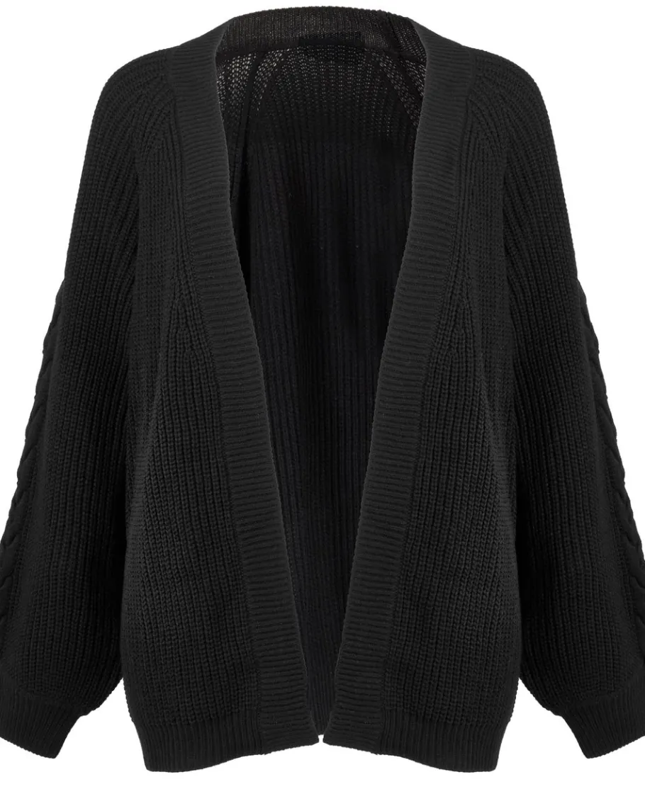 Outlet Women's Isobelle Cable Sleeve Cardi Women Plus Size|Knitwear