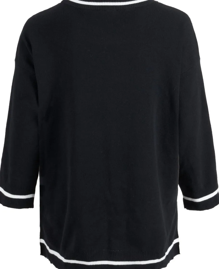 Hot Women's Isobelle Contrast Trim Jumper Women Plus Size|Knitwear
