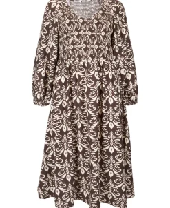 Online Women's Isobelle Smocked Bodice Midi Dress Women Plus Size|Dresses