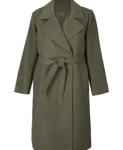 Fashion Women's Isobelle Tie Waist Longline Coat Women Plus Size|Jackets & Coats