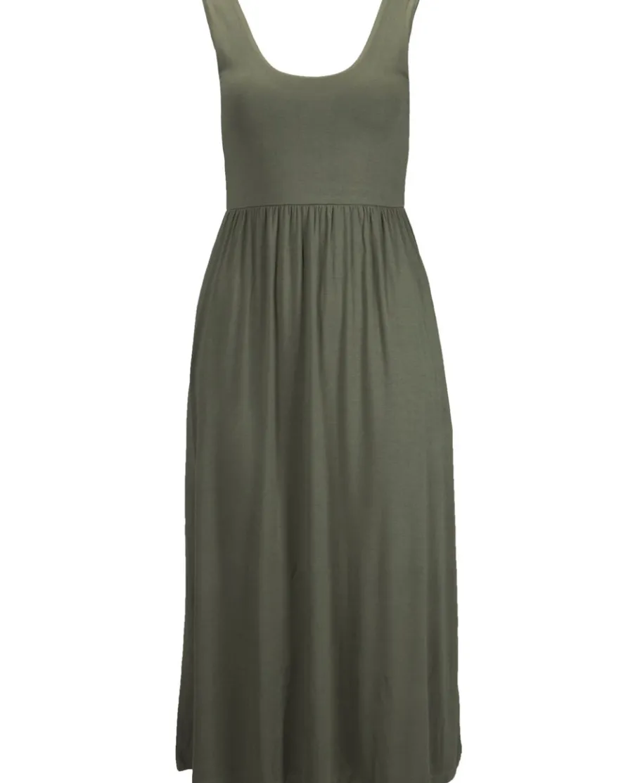 Outlet Women's Knit Midi Babydoll Dress Women Dresses