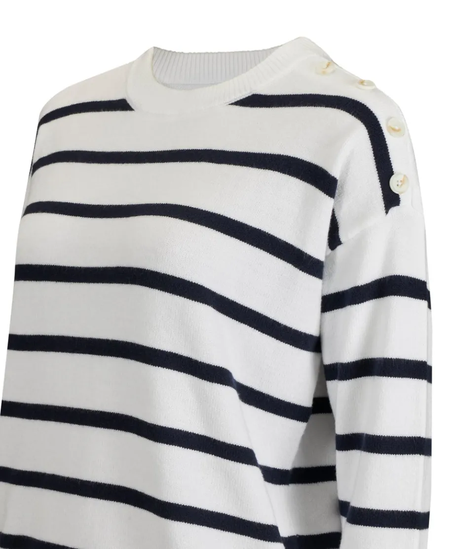 Sale Women's Knit Stripe Jumper Women Knitwear