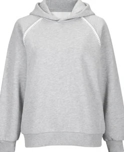 Clearance Women's Ladder Stitch Detail Hoodie Women Sweats & Fleece|Activewear & Leisure