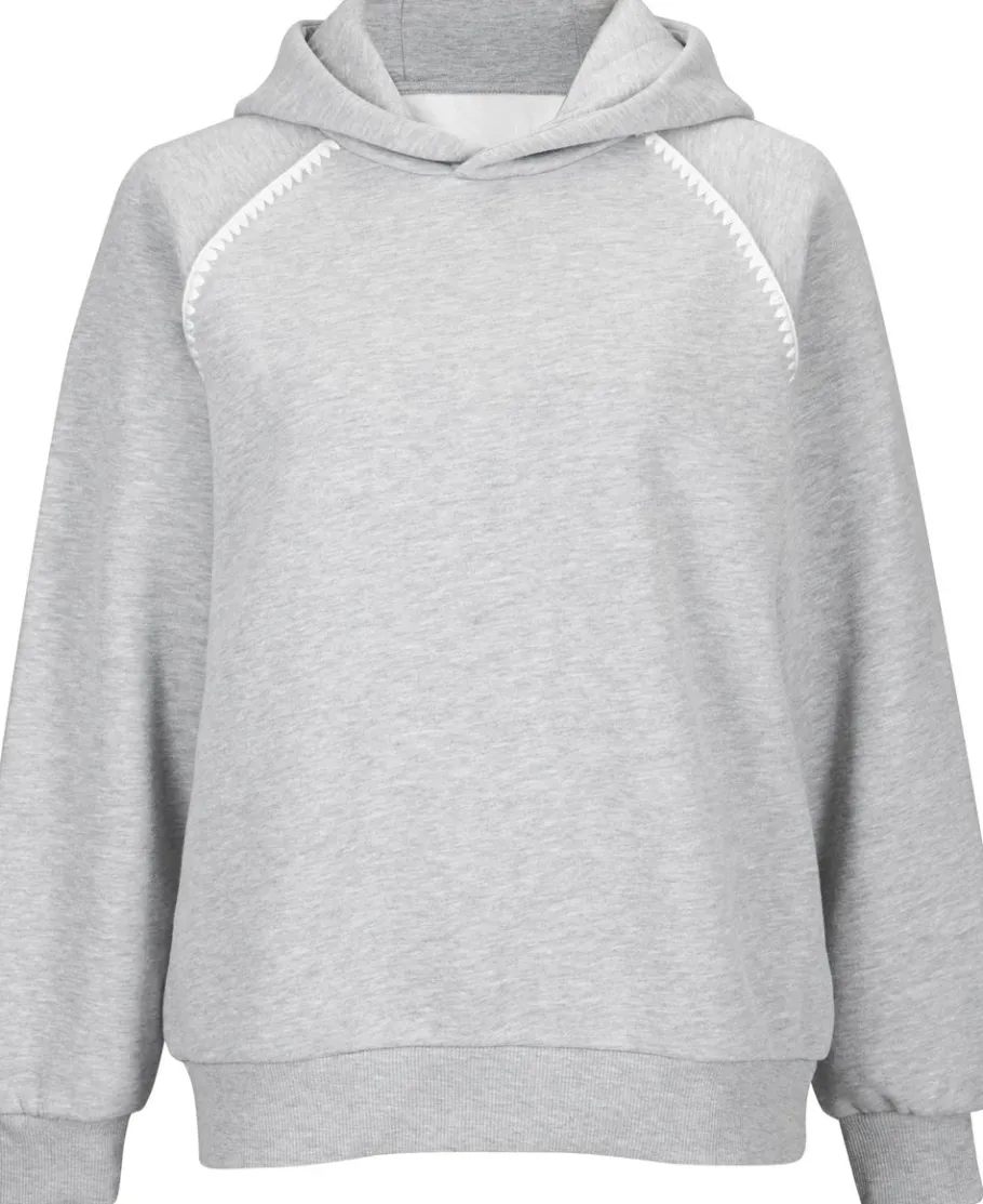 Clearance Women's Ladder Stitch Detail Hoodie Women Sweats & Fleece|Activewear & Leisure