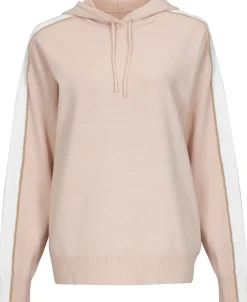 Best Women's Leisure Side Stripe Knit Hoodie Women Sweats & Fleece|Activewear & Leisure