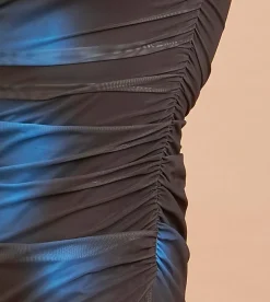 Best Women's Long Sleeve Mesh Midi Dress Women Dresses