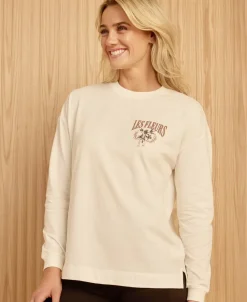 Best Women's Long Sleeve Print Tee Women T-Shirts|Tops
