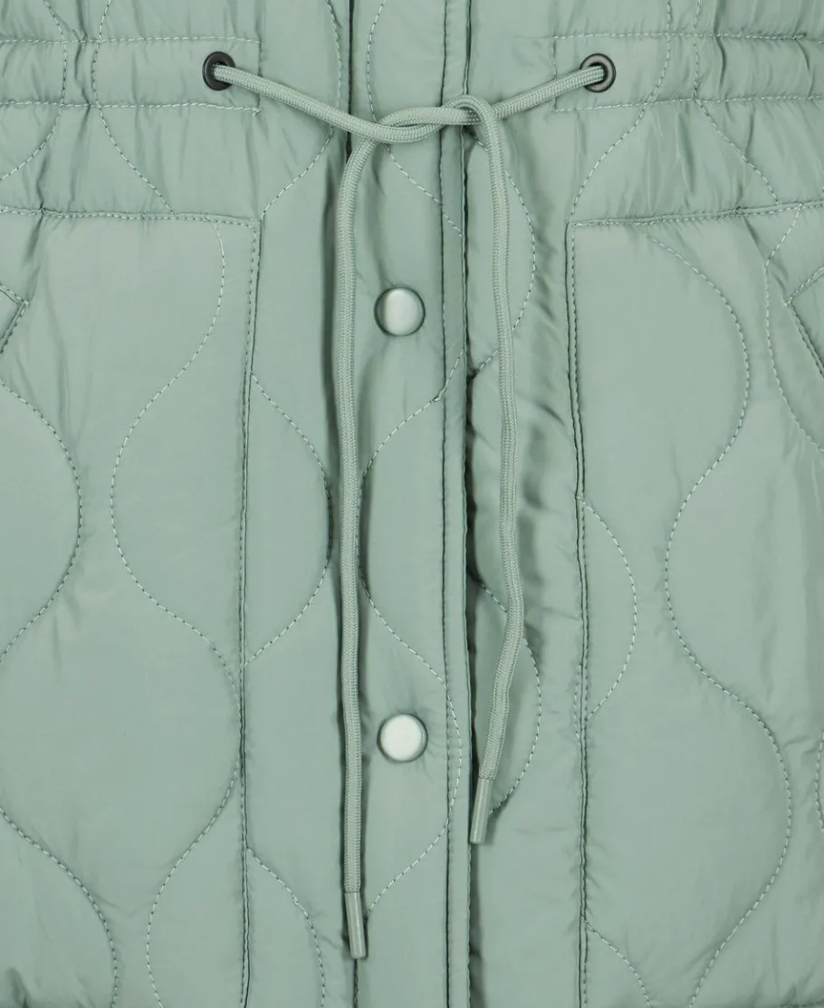Clearance Women's Longline Quilted Puffer Jacket Women Jackets & Coats