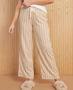 New Women's Paperbag Waist PJ Pants Women Sleepwear|Pants & Leggings