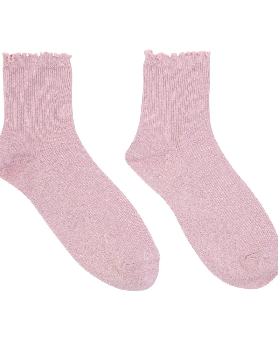 Best Women's 1pk Metallic Low Crew Sock Women Accessories|Womens Hosiery