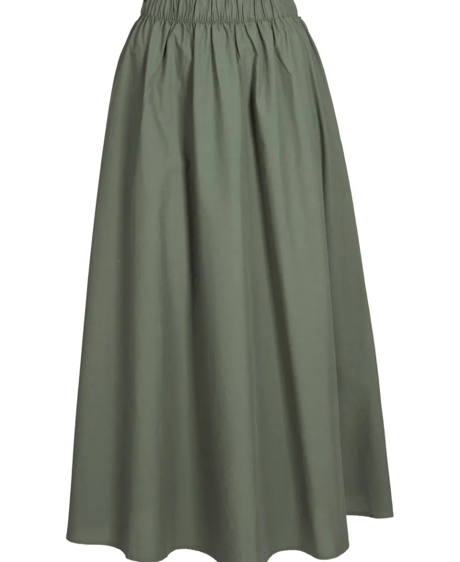 New Women's Poplin Full Skirt Women Skirts