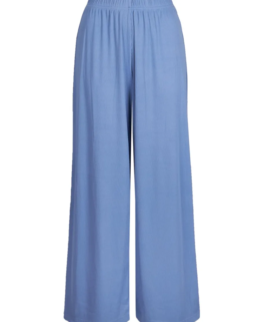 New Women's Rib Knit Tee & Pant PJ Set Women Sleepwear