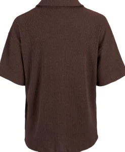 Outlet Women's Rib Short Sleeve Shirt Women Activewear & Leisure