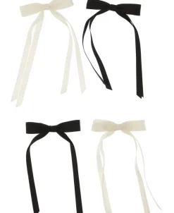 New Womens Satin Bow Clip 4pk Kids Accessories|Kids Accessories & Toys