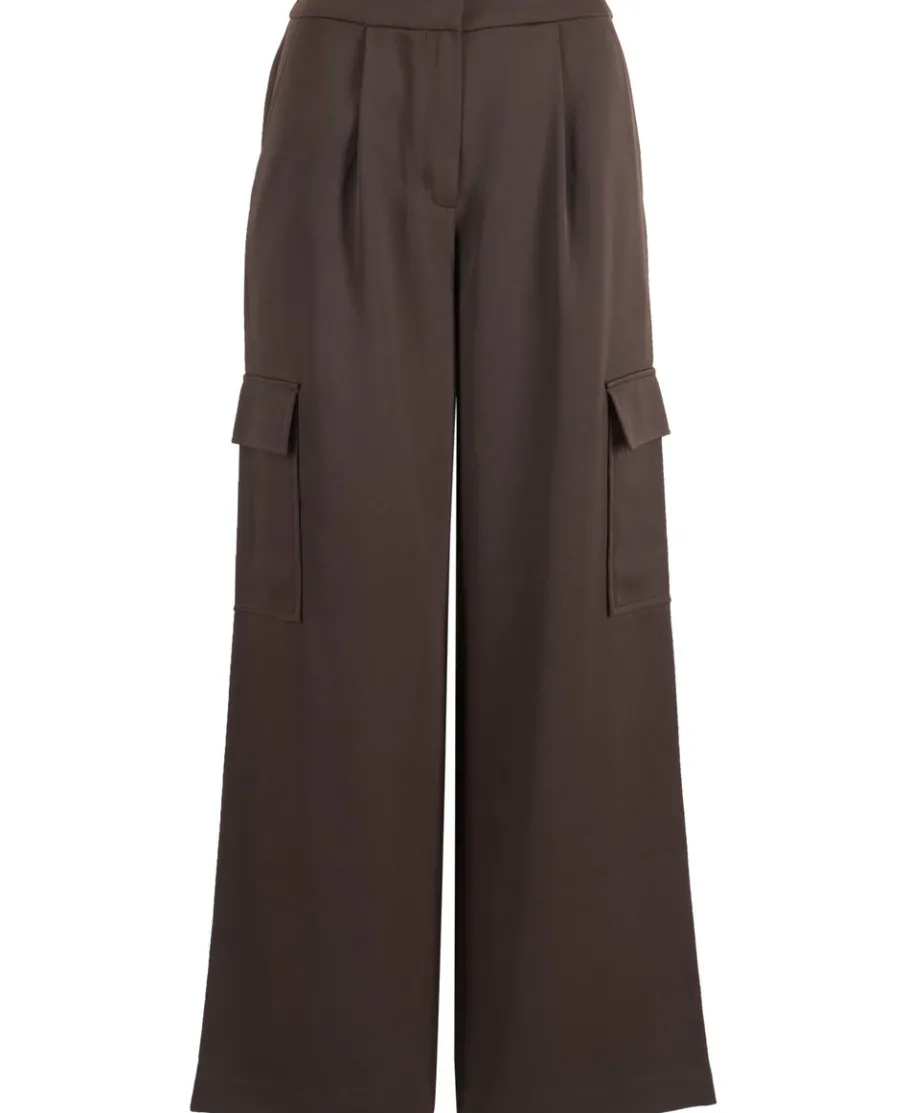 New Women's Satin Cargo Pant Women Pants & Leggings