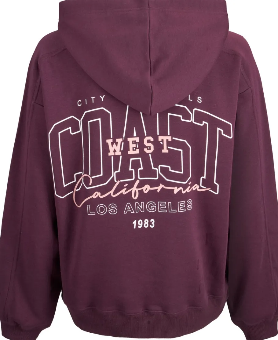 Outlet Women's Seamed Detail Print Hoodie Women Sweats & Fleece