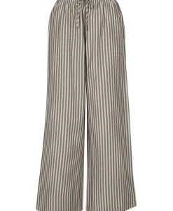 Best Women's Seersucker Stripe Pant Women Pants & Leggings