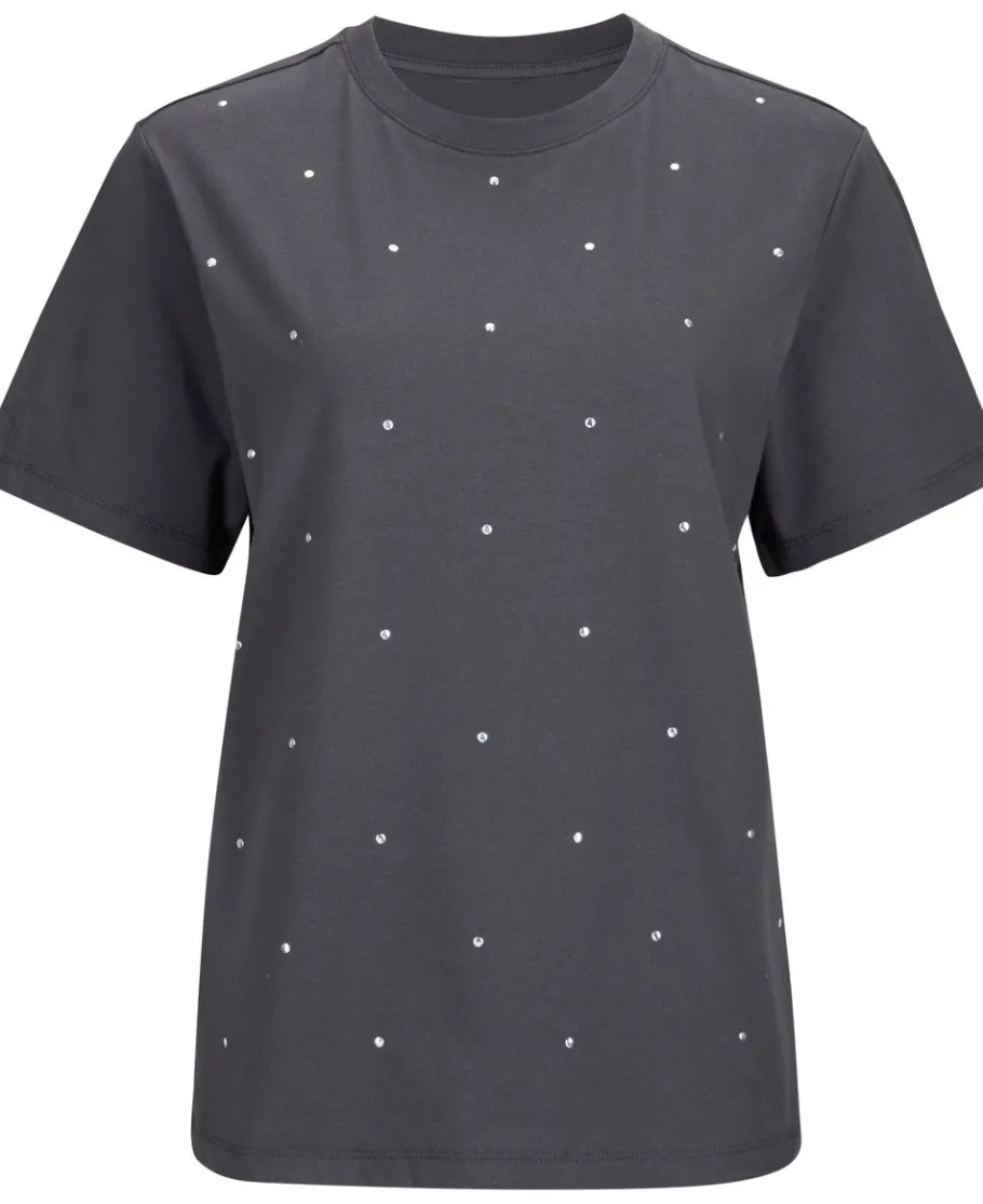 Clearance Women's Short Sleeve Stud Tee Women Tops