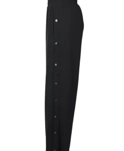 Fashion Women's Snap Detail Wide Leg Pants Women Pants & Leggings