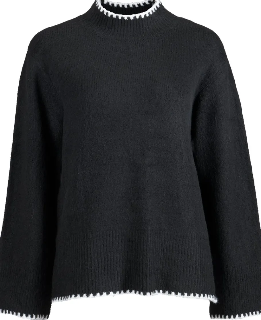 Discount Women's Split Hem Mock Neck Jumper Women Knitwear