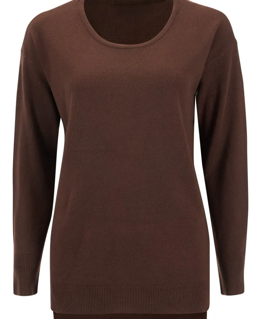 Sale Women's Step Hem Super Soft Jumper Women Knitwear