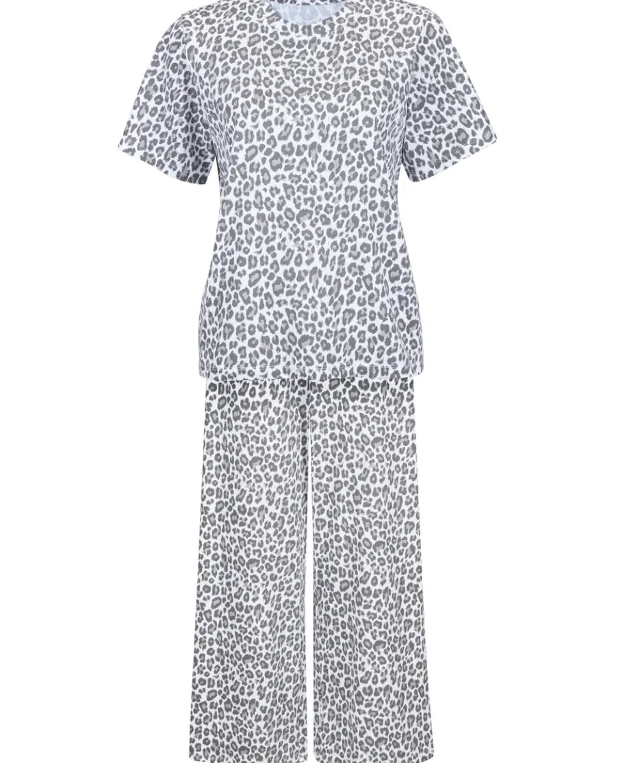 Online Women's Tee and Pant PJ Set Women Sleepwear