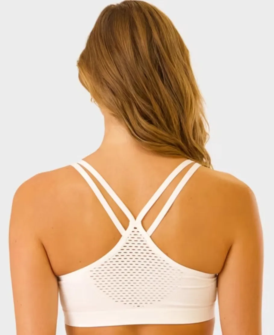 Clearance Women's Teen 2PK Sammy Wirefree Sport Crop Women Lingerie|Womens Bras