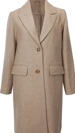Discount Women's Textured Mid Length Coat Women Jackets & Coats
