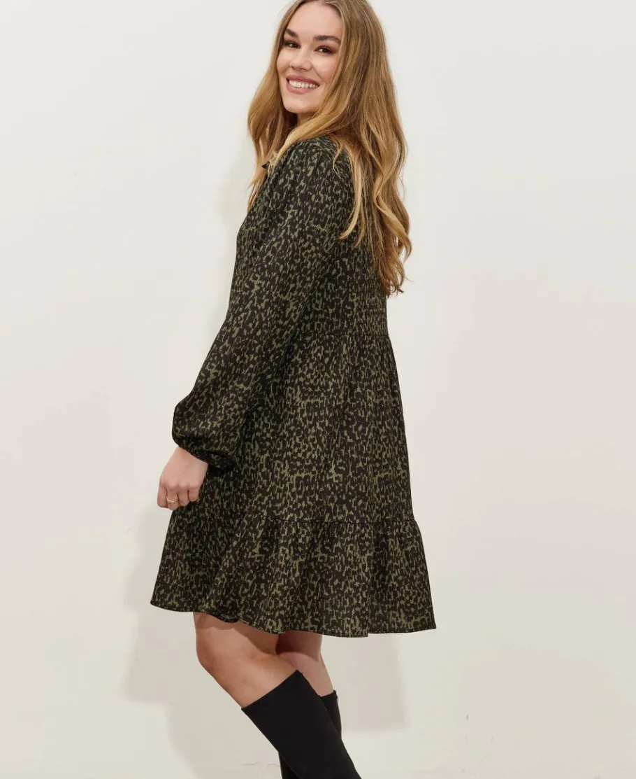 Sale Women's Textured Tier Mini Dress Women Dresses