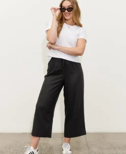 Clearance Women's Tie Waist Culotte Women Pants & Leggings