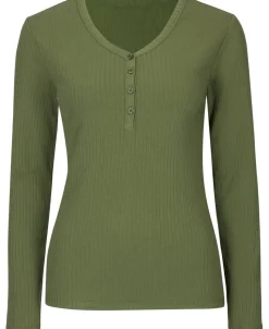 Clearance Women's V Neck Henley Long Sleeve Top Women Tops