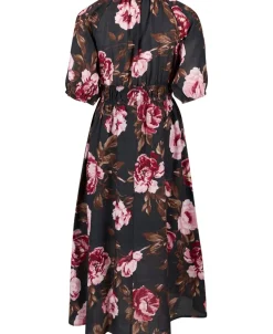 Fashion Women's V-Neck Floaty Midi Dress Women Dresses