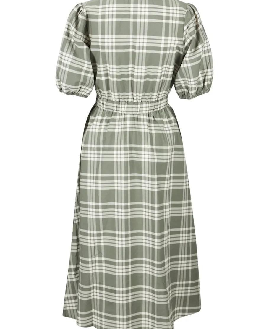 Sale Women's V-neck Puff Sleeve Dress Women Dresses