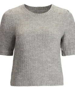 Best Women's Waffle Short Sleeve Jumper Women Knitwear