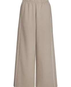 Hot Women's Wide Leg Piping Trackpants Women Sweats & Fleece|Pants & Leggings