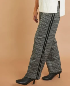 Clearance Women's Wide Leg Side Stripe Pant Women Pants & Leggings