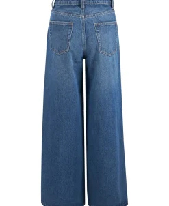 New Women's Wide Leg Stud Jeans Women Jeans & Jeggings