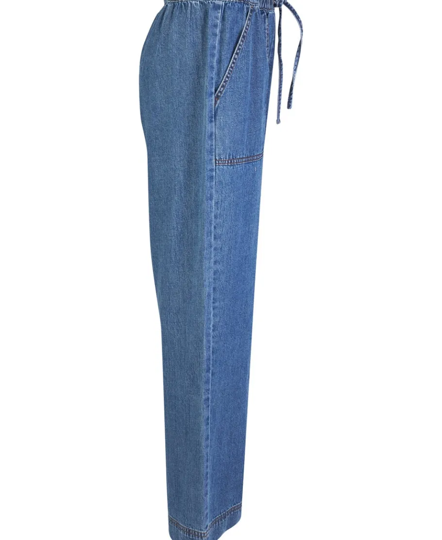 Outlet Women's Wide Leg Tie Waist Jean Women Jeans & Jeggings